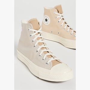 Converse Nude/Tan High Tops